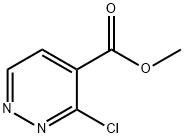 4-Pyridazinecarboxylic acid, 3-chloro-, methyl ester Struktur