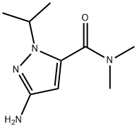 3-amino-1-isopropyl-N,N-dimethyl-1H-pyrazole-5-carboxamide Structure