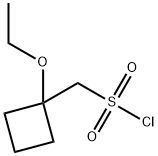 Cyclobutanemethanesulfonyl chloride, 1-ethoxy- Struktur