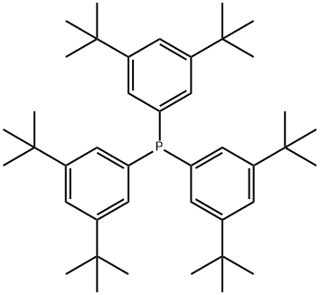 tris(3,5-di-tert-butylphenyl)phosphine,189756-42-1,结构式