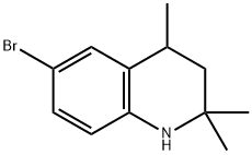 Quinoline, 6-bromo-1,2,3,4-tetrahydro-2,2,4-trimethyl- 化学構造式
