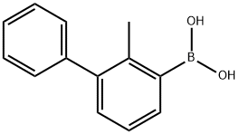 Boronic acid, B-(2-methyl[1,1'-biphenyl]-3-yl)- Structure