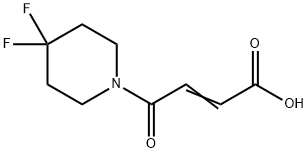 2-Butenoic acid, 4-(4,4-difluoro-1-piperidinyl)-4-oxo-|