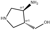 REL-((3R,4S)-4-氨基吡咯烷-3-基)甲醇 结构式