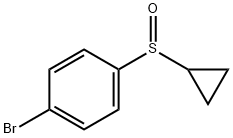 1-bromo-4-(cyclopropylsulfinyl)benzene Struktur