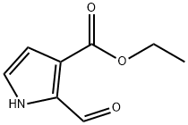 2-甲酰基-1H-吡咯-3-羧酸乙酯,19076-57-4,结构式