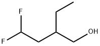 1-Butanol, 2-ethyl-4,4-difluoro- Struktur
