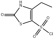 4-ethyl-2-oxo-2,3-dihydro-1,3-thiazole-5-sulfonyl chloride 结构式