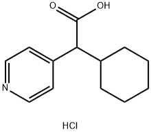 2-cyclohexyl-2-(pyridin-4-yl)acetic acid hydrochloride Structure