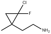 2-(2-chloro-2-fluoro-1-methylcyclopropyl)ethan-1-amine Structure