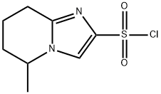 5-methyl-5H,6H,7H,8H-imidazo[1,2-a]pyridine-2-sulfonyl chloride Struktur
