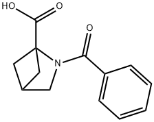 2-Azabicyclo[2.1.1]hexane-1-carboxylic acid, 2-benzoyl- 化学構造式