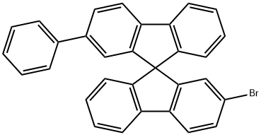 9,9′-Spirobi[9H-fluorene], 2-bromo-2′-phenyl-, 1911626-20-4, 结构式