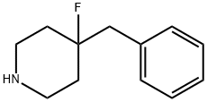 Piperidine, 4-fluoro-4-(phenylmethyl)- Struktur