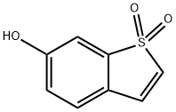 6-羟基苯并[B]噻吩1,1-二氧化物 结构式