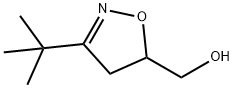 (3-叔丁基-4,5-二氢-1,2-噁唑-5-基)甲醇 结构式