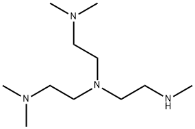 1,2-Ethanediamine, N1-[2-(dimethylamino)ethyl]-N2,N2-dimethyl-N1-[2-(methylamino)ethyl]- 化学構造式