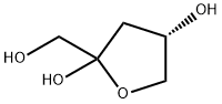 2,4-Furandiol, tetrahydro-2-(hydroxymethyl)-, (4S)- Struktur