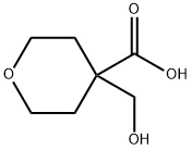 4-(羟基甲基)四氢-2H-吡喃-4-羧酸, 193022-99-0, 结构式