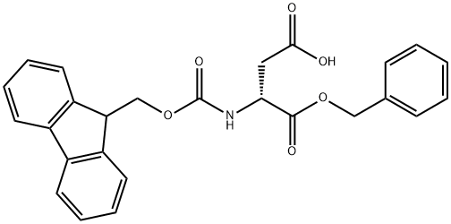 (9H-Fluoren-9-yl)MethOxy]Carbonyl D-Asp-OBzl Structure