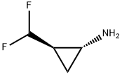 (1R,2R)-2-(二氟甲基)环丙烷-1-胺, 1932077-51-4, 结构式