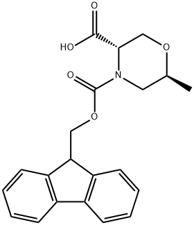 1932229-43-0 3,4-Morpholinedicarboxylic acid, 6-methyl-, 4-(9H-fluoren-9-ylmethyl) ester, (3S,6S)-