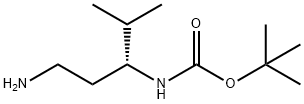 Carbamic acid, N-[(1R)-1-(2-aminoethyl)-2-methylpropyl]-, 1,1-dimethylethyl ester,1932289-71-8,结构式