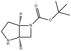叔丁基(1R,5R)-2,6-二氮杂二环[3.2.0]庚烷-6-羧酸,1932364-12-9,结构式