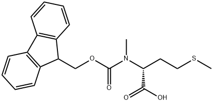 FMoc-N-Me-D-Met-OH 化学構造式