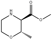 3-Morpholinecarboxylic acid, 2-methyl-,methylester,(2S,3R)-,1932437-85-8,结构式