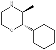 Morpholine, 2-cyclohexyl-3-methyl-, (2S,3S)- 化学構造式