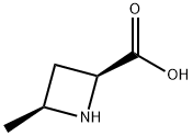 2-Azetidinecarboxylic acid, 4-methyl-, (2S,4S)- Structure