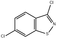 1,2-Benzisothiazole, 3,6-dichloro- 化学構造式