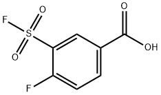 4-氟-3-(氟磺酰基)苯甲酸 结构式