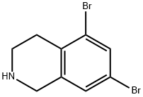 5,7-dibromo-1,2,3,4-tetrahydroisoquinoline Structure
