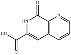 1,7-Naphthyridine-6-carboxylic acid, 7,8-dihydro-8-oxo- Struktur