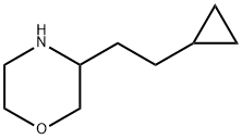 Morpholine, 3-(2-cyclopropylethyl)- 化学構造式