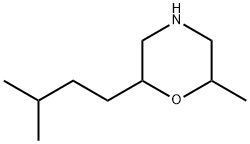 Morpholine,2-methyl-6-(3-methylbutyl)- Structure