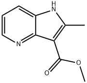 methyl 2-methyl-1H-pyrrolo[3,2-b]pyridine-3-carboxylate Struktur