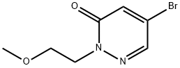 5-Bromo-2-(2-methoxyethyl)pyridazin-3(2HH)-one Struktur