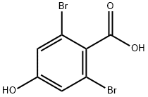 Benzoic acid, 2,6-dibromo-4-hydroxy- Struktur
