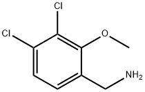 Benzenemethanamine, 3,4-dichloro-2-methoxy- Struktur