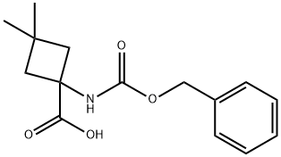 Cyclobutanecarboxylic acid, 3,3-dimethyl-1-[[(phenylmethoxy)carbonyl]amino]-
