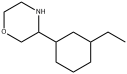 Morpholine, 3-(3-ethylcyclohexyl)-,1935617-00-7,结构式