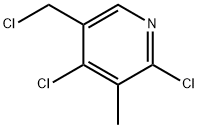 Pyridine, 2,4-dichloro-5-(chloromethyl)-3-methyl- 结构式