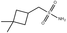 Cyclobutanemethanesulfonamide, 3,3-dimethyl- Struktur