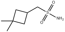 Cyclobutanemethanesulfonamide, 3,3-dimethyl- Structure