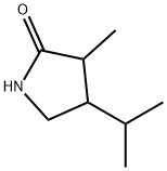 3-methyl-4-(propan-2-yl)pyrrolidin-2-one, Mixture of diastereomers 结构式