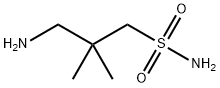 3-氨基-2,2-二甲基丙烷-1-磺酰胺 结构式