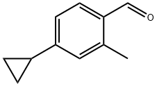 4-Cyclopropyl-2-methylbenzaldehyde Structure